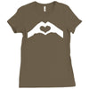 love hands Ladies Fitted T-Shirt