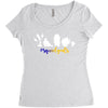 Beauty and The Beast Squadgoals Women's Triblend Scoop T-shirt