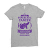 I am a Pancreatic Cancer Survivor - What's Your Superpower? Ladies Fitted T-Shirt