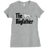 the dogfather dalmatian Ladies Fitted T-Shirt