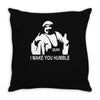 iron sheik wrestling iran funny Throw Pillow