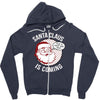 santa claus is coming Zipper Hoodie