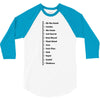 Beard Growth Scale 3/4 Sleeve Shirt