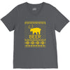 ugly sweater party beer bear funny V-Neck Tee