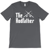 the rodfather   mens funny fishing T-Shirt