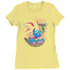 over 9000 80's Ladies Fitted T-Shirt