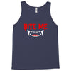 bite me halloween vampire teeth Tank Top