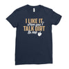 talk dirt to me Ladies Fitted T-Shirt