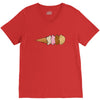 quadruple dip towe V-Neck Tee