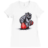mma bulldog final Ladies Fitted T-Shirt