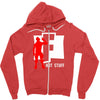hot stuff batle royal gaming Zipper Hoodie
