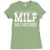 milf Ladies Fitted T-Shirt