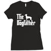 the dogfather italian greyhound white Ladies Fitted T-Shirt