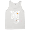 pregnant skeleton baby costume halloween maternity ninja ladies Tank Top