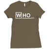 who m.d Ladies Fitted T-Shirt