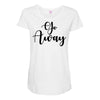 go away Maternity Scoop Neck T-shirt
