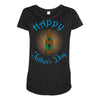 happy father's day Maternity Scoop Neck T-shirt