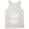 Support Lung Cancer Awareness With A White Cannabis Leaf Tank Top