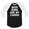 beer run cardio 3/4 Sleeve Shirt