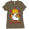 Super Saiyan Goku DBZ Ladies Fitted T-Shirt