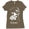 r.i.p. lemmy kilmister Ladies Fitted T-Shirt