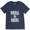 normal is boring tie dye V-Neck Tee