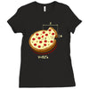 pizza Ladies Fitted T-Shirt