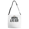 hoppy easter Adjustable Strap Totes