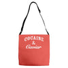 cocaine and caviar   mens hoodie cocain Adjustable Strap Totes
