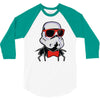 hipster trooper 3/4 Sleeve Shirt
