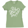 what's your beef Ladies Fitted T-Shirt