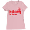 biking is dope Ladies Fitted T-Shirt