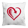 love back Throw Pillow