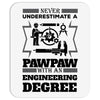 Never Underestimate A Pawpaw With An Engineer Degree Mousepad
