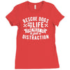 rescue dogs are my life dog rescue Ladies Fitted T-Shirt