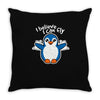 learning to fly Throw Pillow