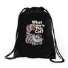 what color is this cat Drawstring Bags