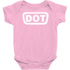 2x dot sticker vinyl decal d.o Baby Onesie