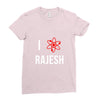 i heart rajesh Ladies Fitted T-Shirt