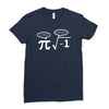 be rational get real nerdy geek pi nerd Ladies Fitted T-Shirt