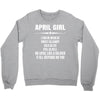 Super April Girl Crewneck Sweatshirt