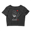 pregnant rex white and red color Crop Top