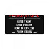 Smartass February Girl License Plate