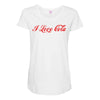 I Love Cola Maternity Scoop Neck T-shirt