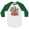 funny rude  beaver liquors, ideal gift or birthday present. 3/4 Sleeve Shirt