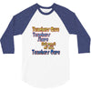 teachers give, share, care 3/4 Sleeve Shirt