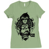 monkey brain out Ladies Fitted T-Shirt