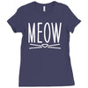 meow Ladies Fitted T-Shirt