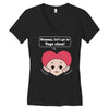 Mommy, Let's Go to Yoga Class! Women's V-Neck T-Shirt