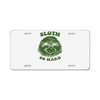 sloth so hard License Plate